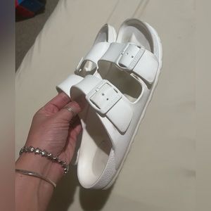 White Birkenstock size 38